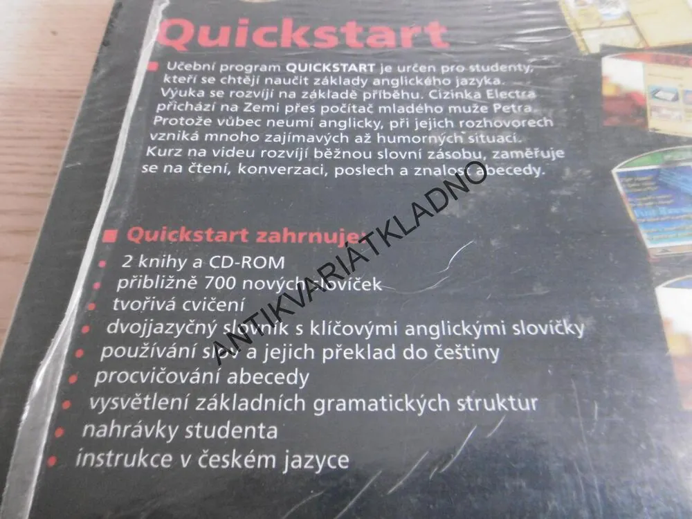 QUICKSTART, INTERAKTIVNÍ KURZ ANGLIČTINY PRO ZAČÁTEČNÍKY