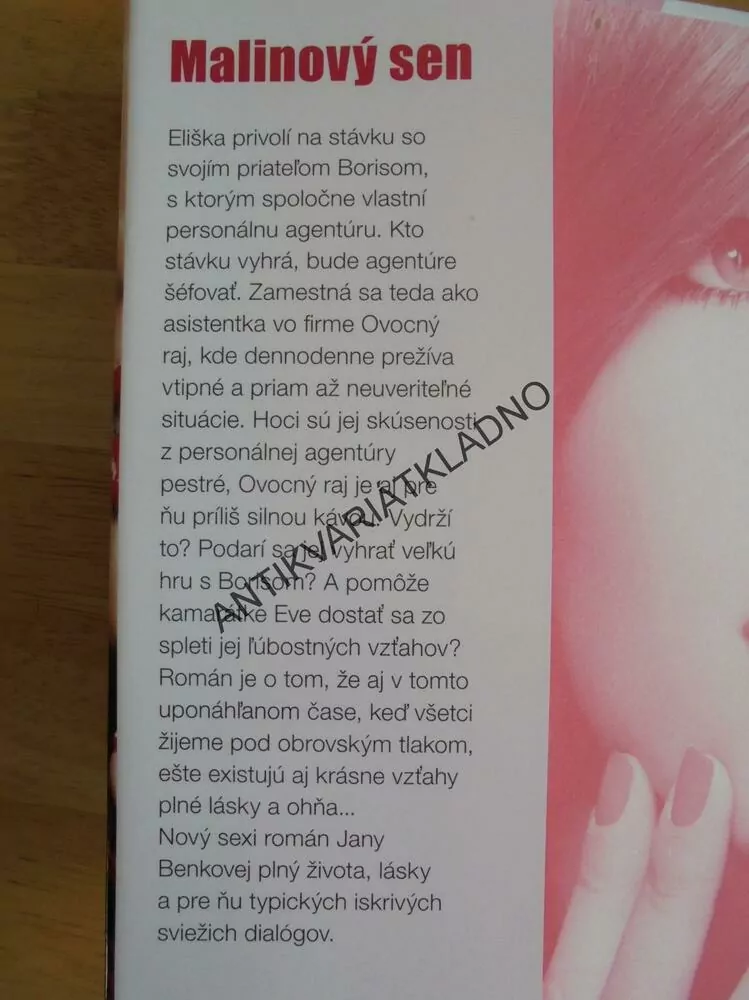 MALINOVÝ SEN, JANA BENKOVÁ