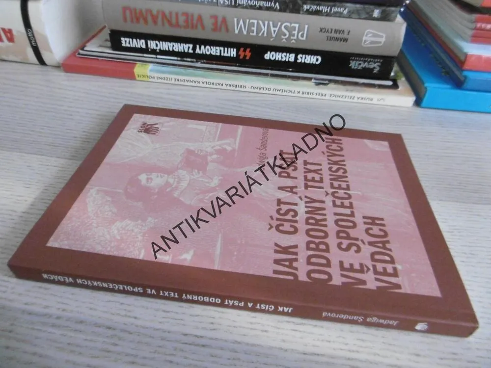 JAK ČÍST A PSÁT ODBORNÝ TEXT VE SPOLEČENSKÝCH VĚDÁCH, JADWIGA ŠANDEROVÁ, **an
