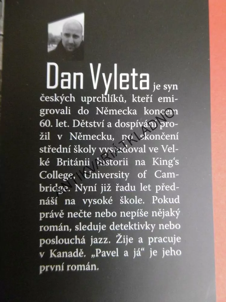 PAVEL A JÁ, ROMÁN Z POVÁLEČNÉHO BERLÍNA, DAN VYLETA