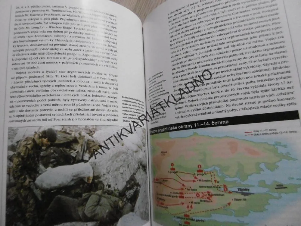 VÁLKA O FALKLANDY 1982, VELKÉ BITVY HISTORIE 16, VÁLKA, **an