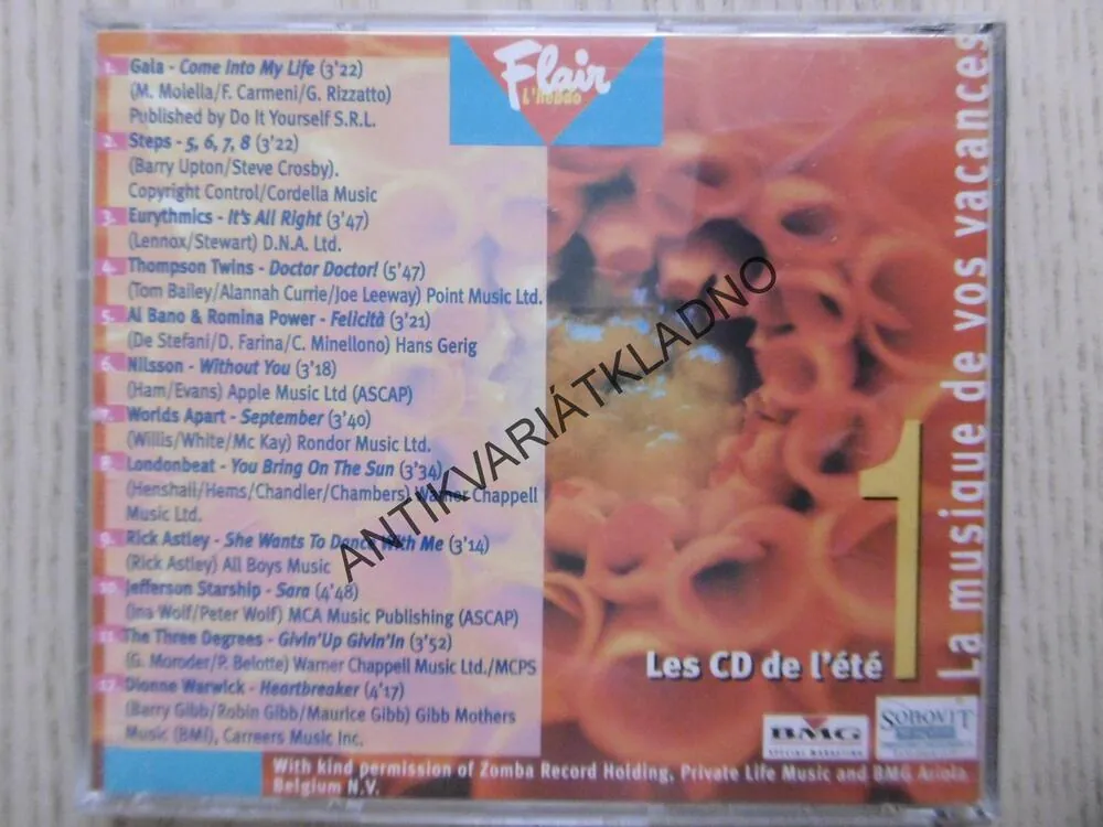 SUMMER HITS, LA MUSIQUE DE VOS VACANTES, 1., CD HUDBA