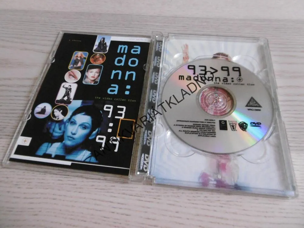 MADONNA 93:99, DVD HUDBA