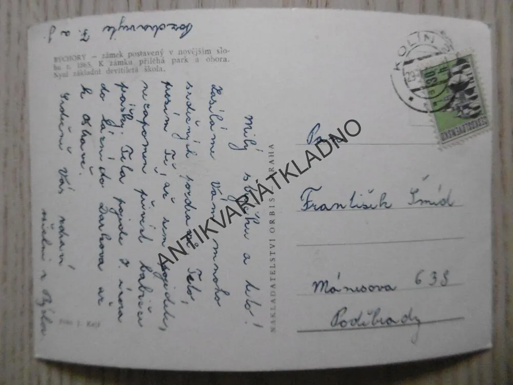 BÝCHORY, ZÁMEK, OKRES KOLÍN