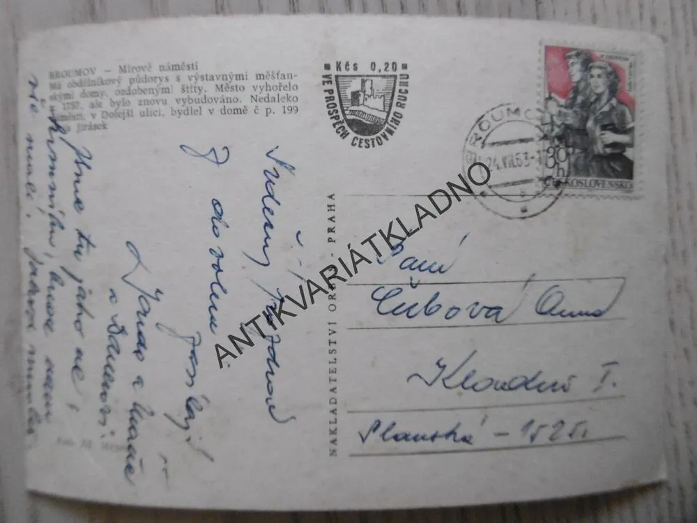 BROUMOV, MÍROVÉ NÁMĚSTÍ, 1963, OKRES NÁCHOD