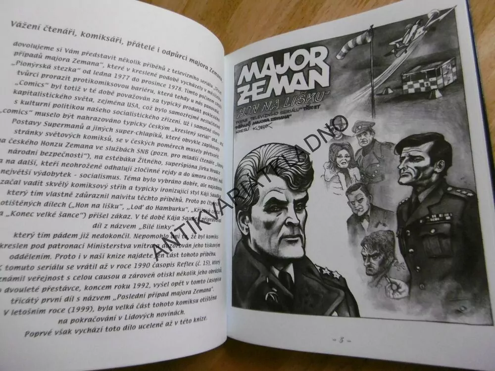 MAJOR ZEMAN A JEHO 6 PŘÍPADŮ, SAUDEK, KOMIKS, FILM