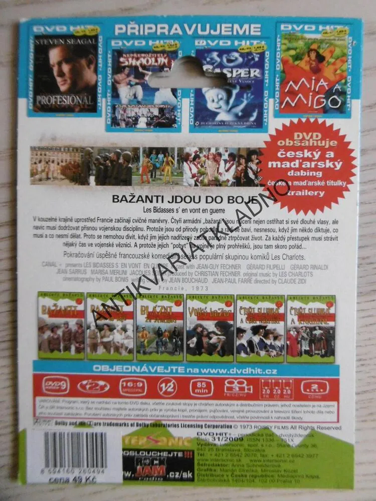 BAŽANTI 2, BAŽANTI JDOU DO BOJE, DVD FILM