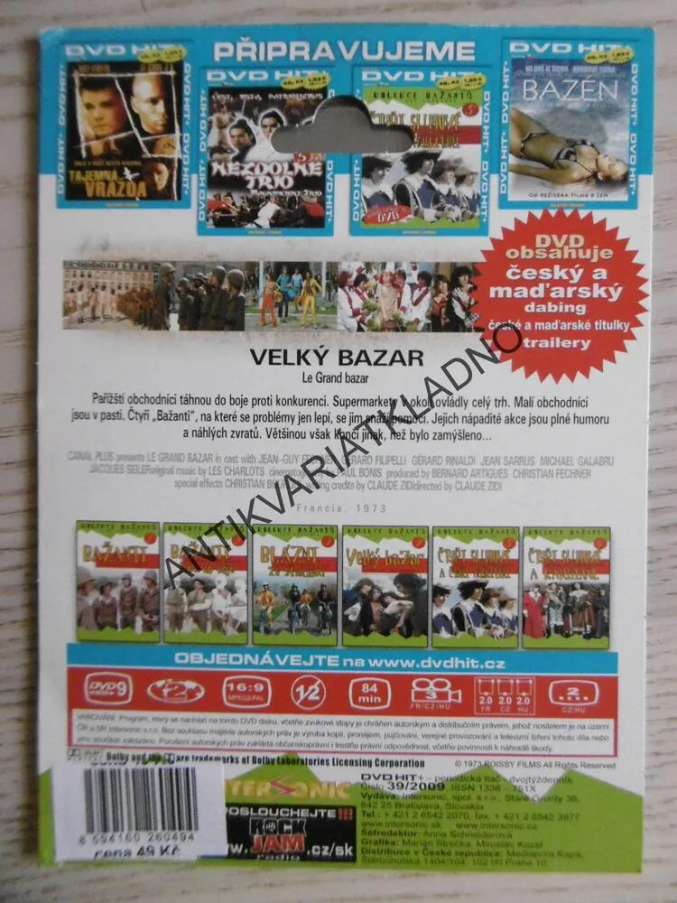 BAŽANTI 4, VELKÝ BAZAR, DVD FILM