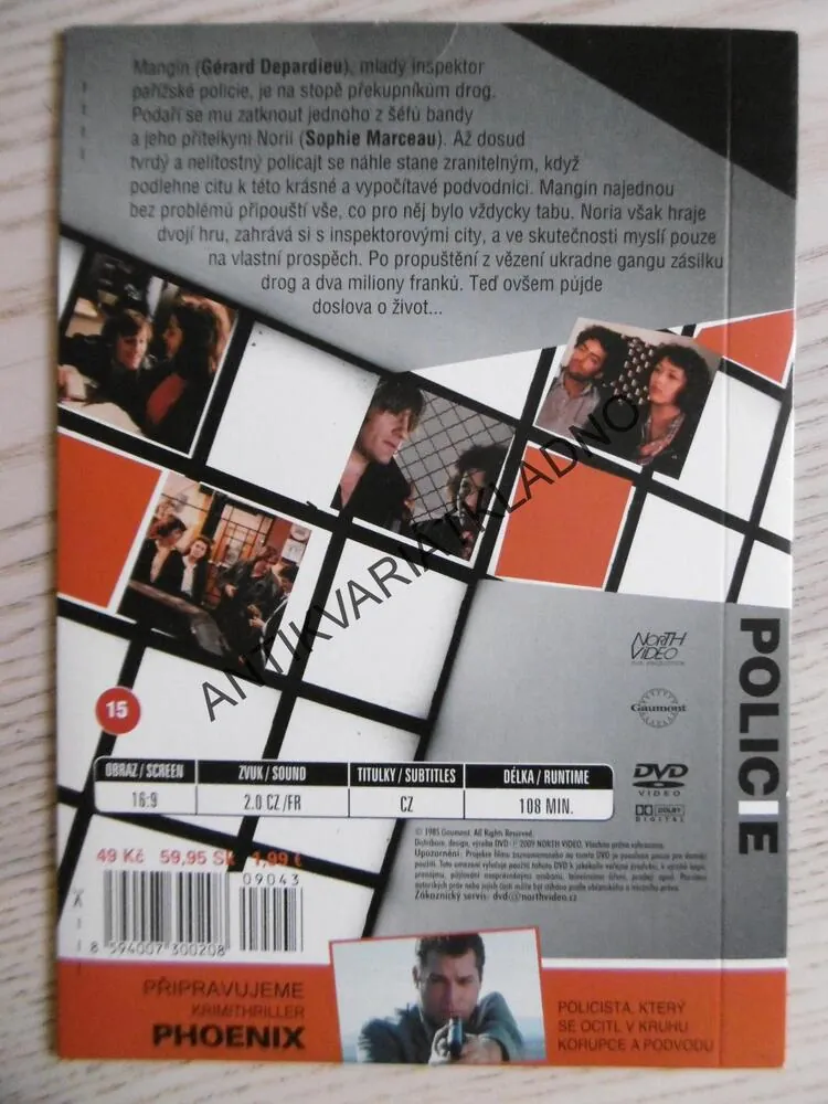 POLICIE, DVD FILM
