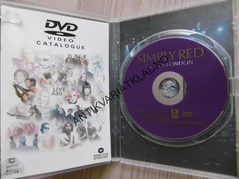 SIMPLY RED, LIVE IN LONDON, DVD HUDBA