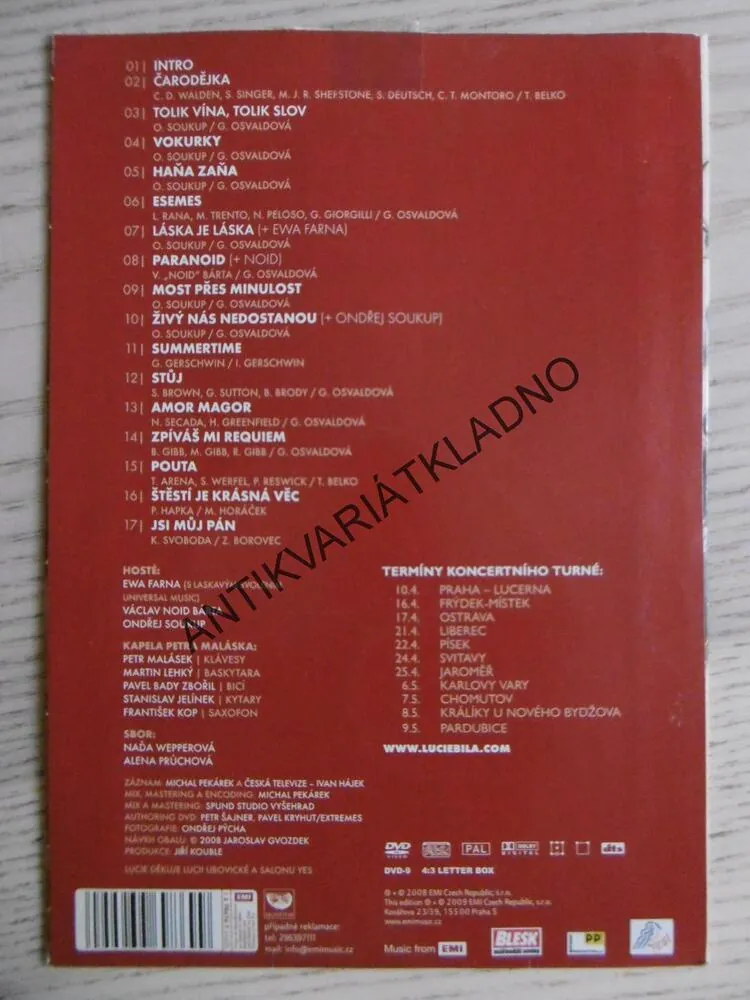 LUCIE BÍLÁ, LUCERNA, CD HUDBA