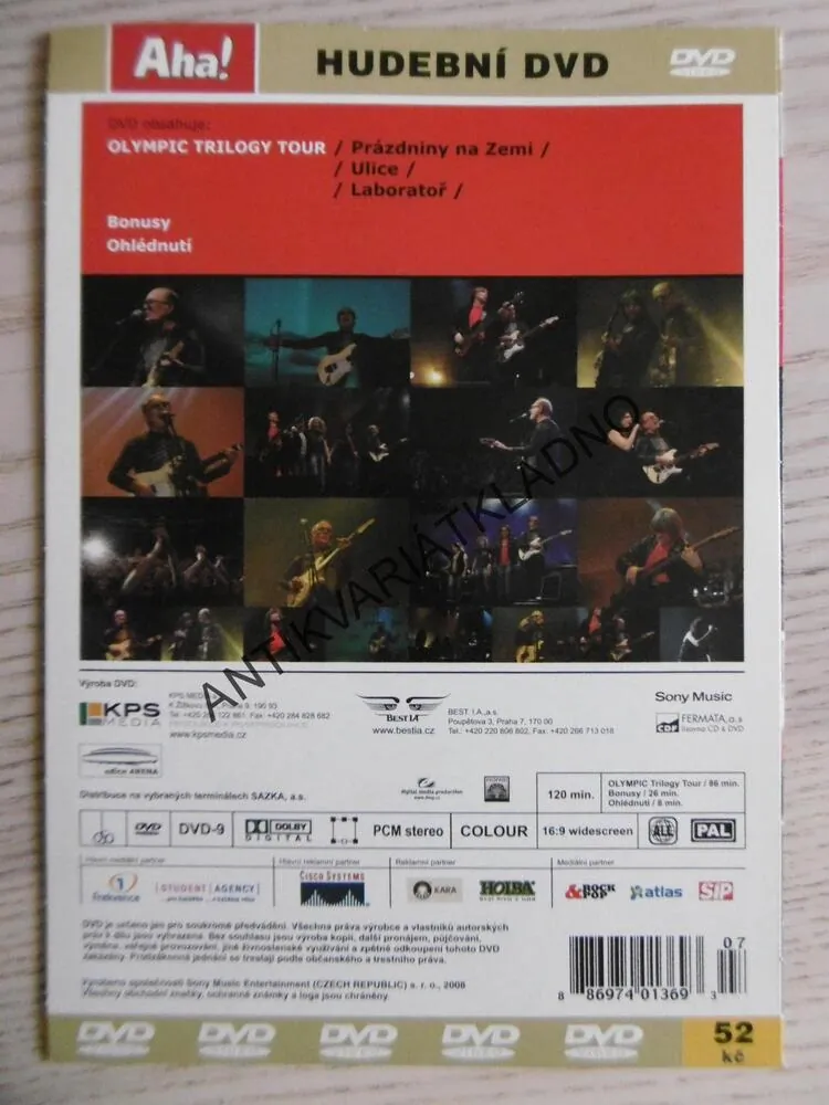 OLYMPIC, TRILOGY TOUR 2006, DVD HUDBA