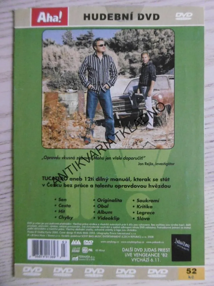 TĚŽKEJ POKONDR, TUCATERO ANEB PO PRÁCI LEGRACI!, DVD HUDBA