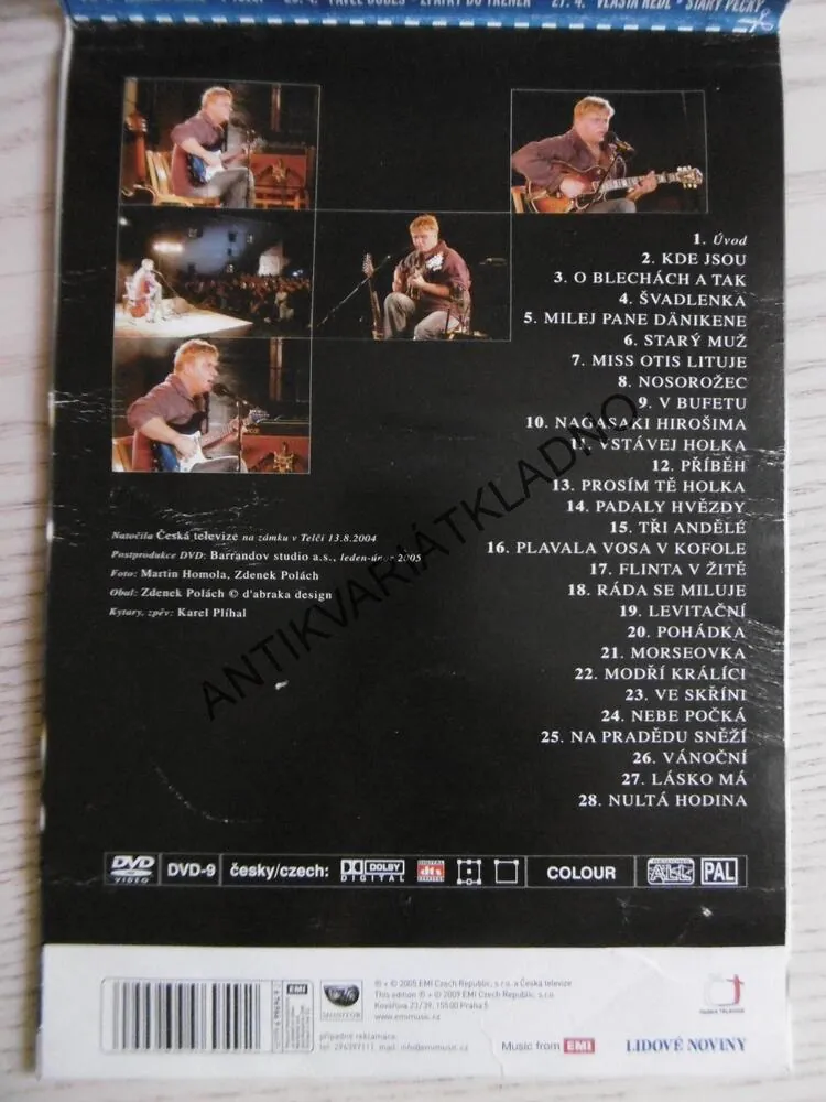 KAREL PLÍHAL V TELČI, DVD HUDBA