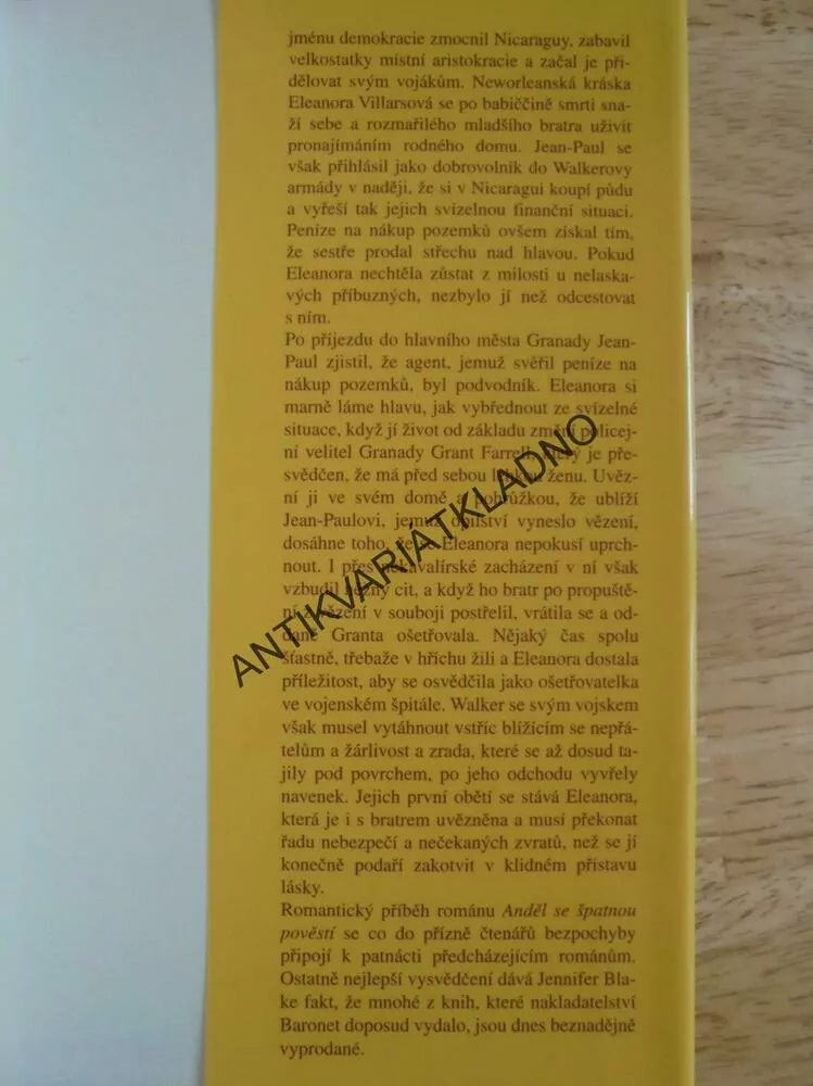 ANDĚL SE ŠPATNOU POVĚSTÍ, JENNIFER BLAKE
