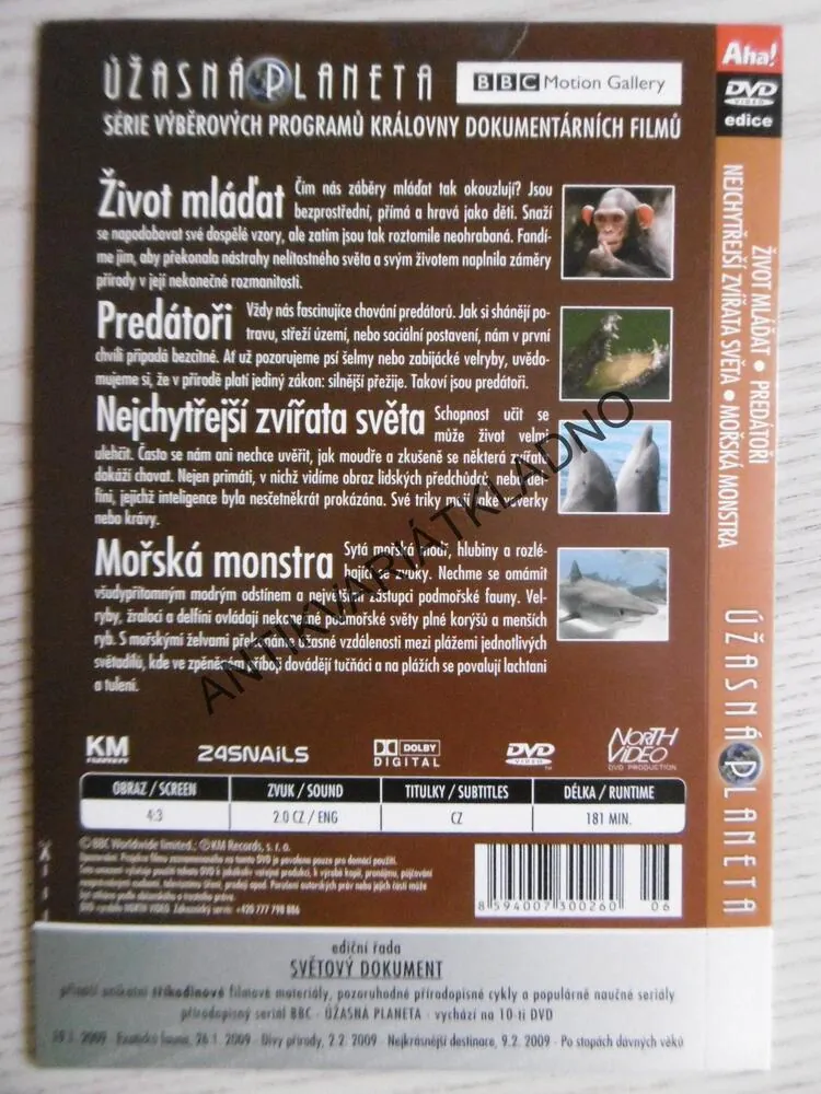 ÚŽASNÁ PLANETA 1, DVD FILM