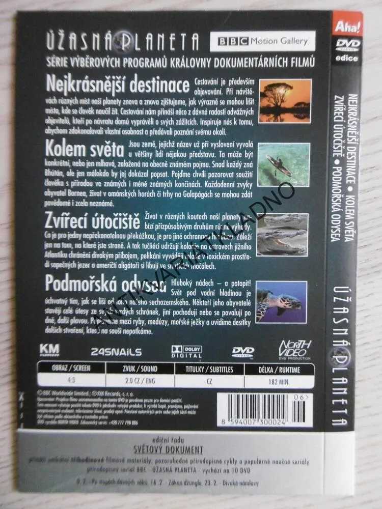 ÚŽASNÁ PLANETA 4, DVD FILM