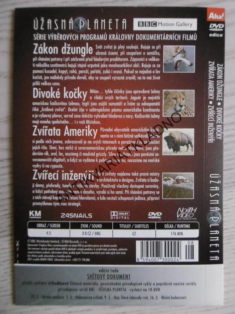 ÚŽASNÁ PLANETA 6, DVD FILM