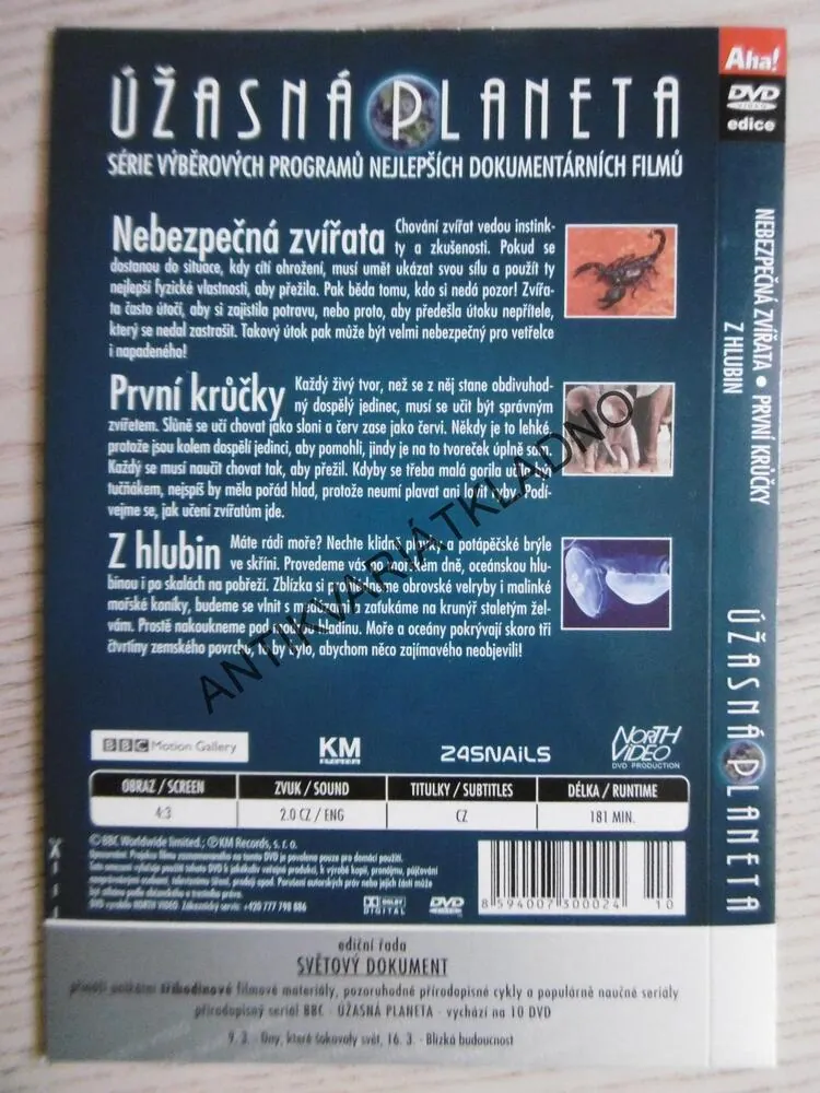 ÚŽASNÁ PLANETA 8, DVD FILM