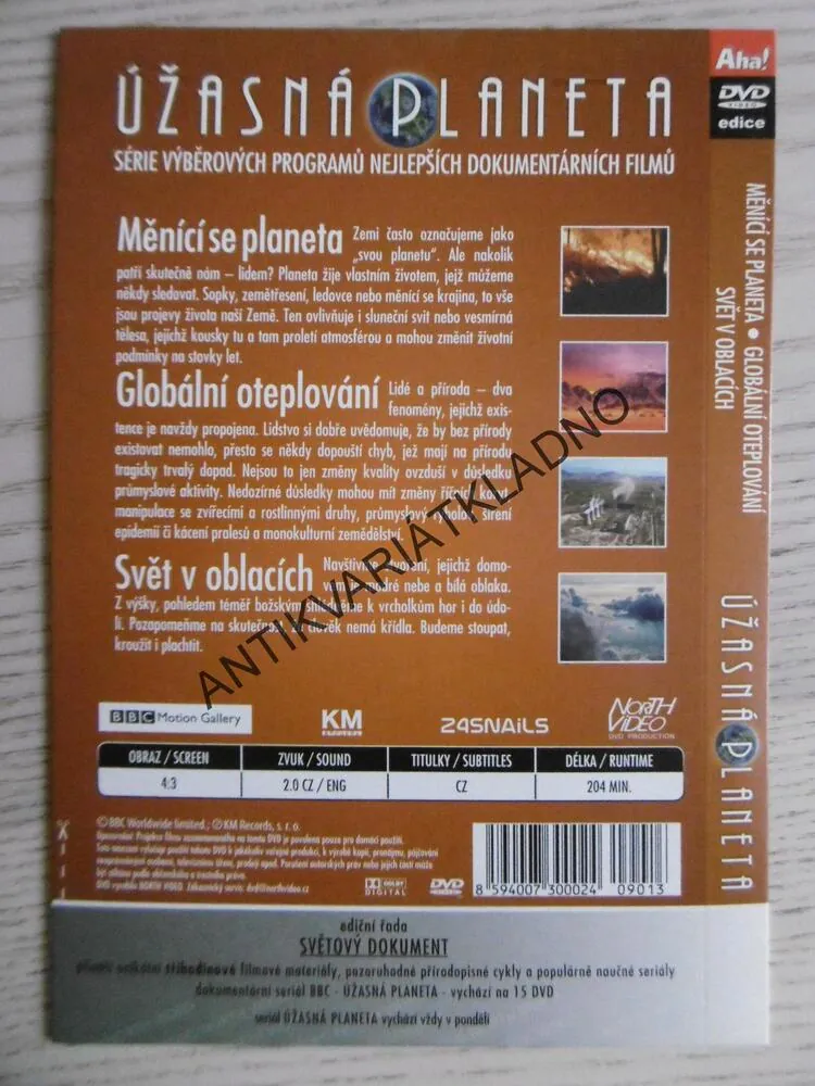 ÚŽASNÁ PLANETA 11, DVD FILM