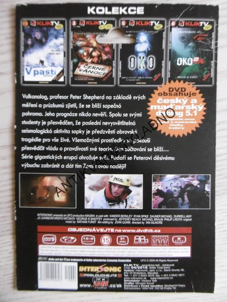 MAGMA, ZNIČUJÍCÍ LÁVA SPALUJE SVĚT, DVD FILM