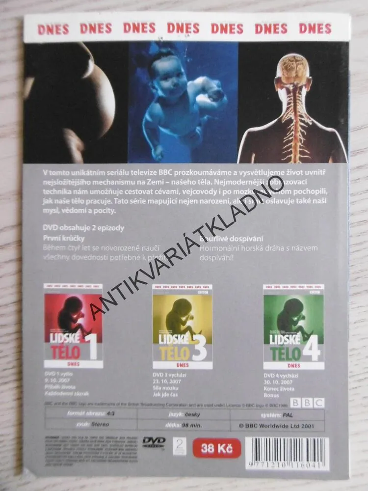 LIDSKÉ TĚLO 2, DVD FILM