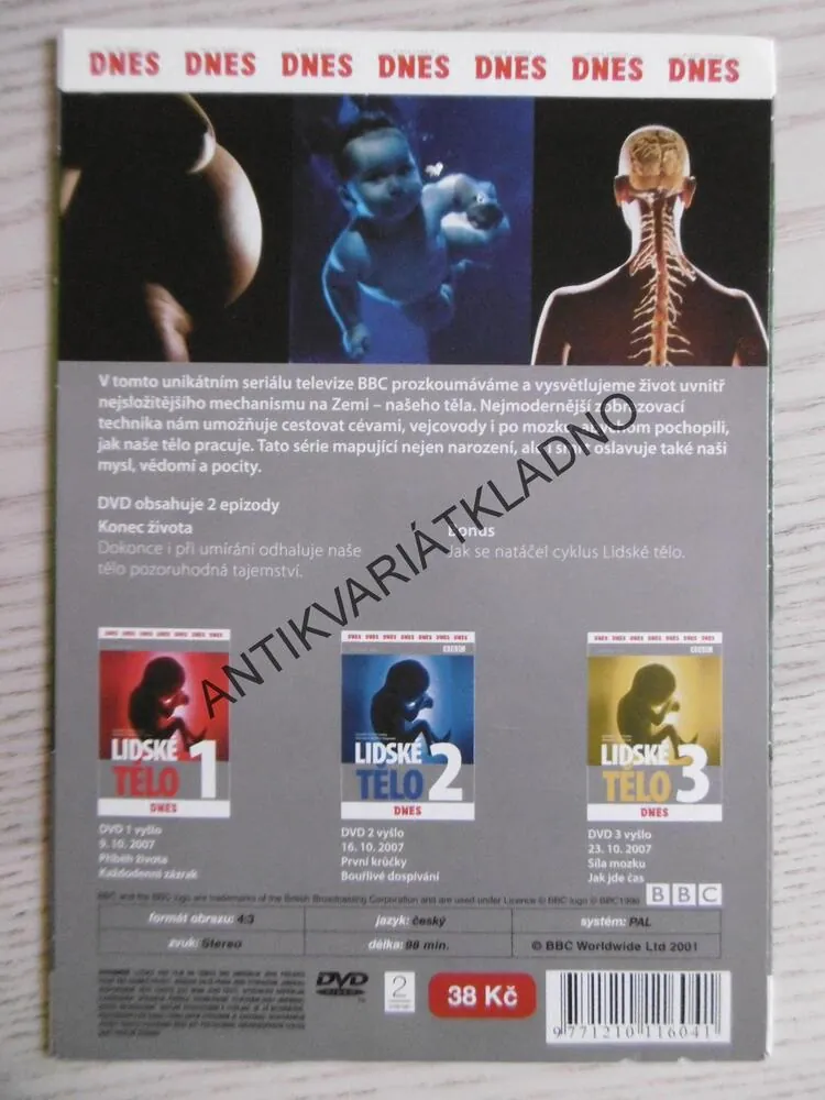 LIDSKÉ TĚLO 4, DVD FILM