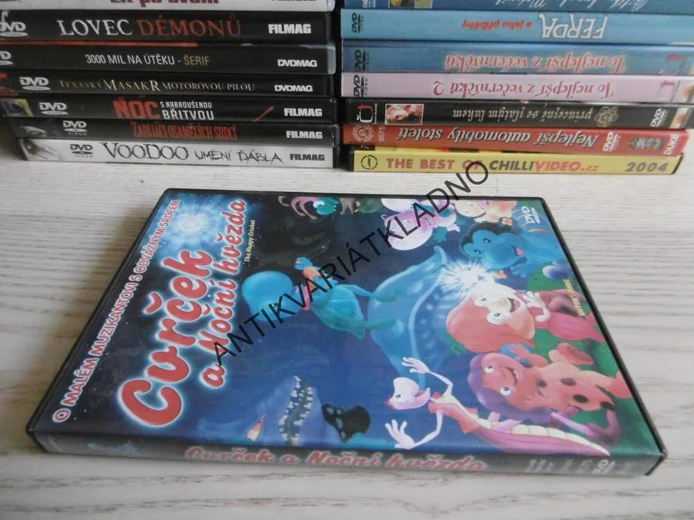 CVRČEK A NOČNÍ HVĚZDA, DVD FILM