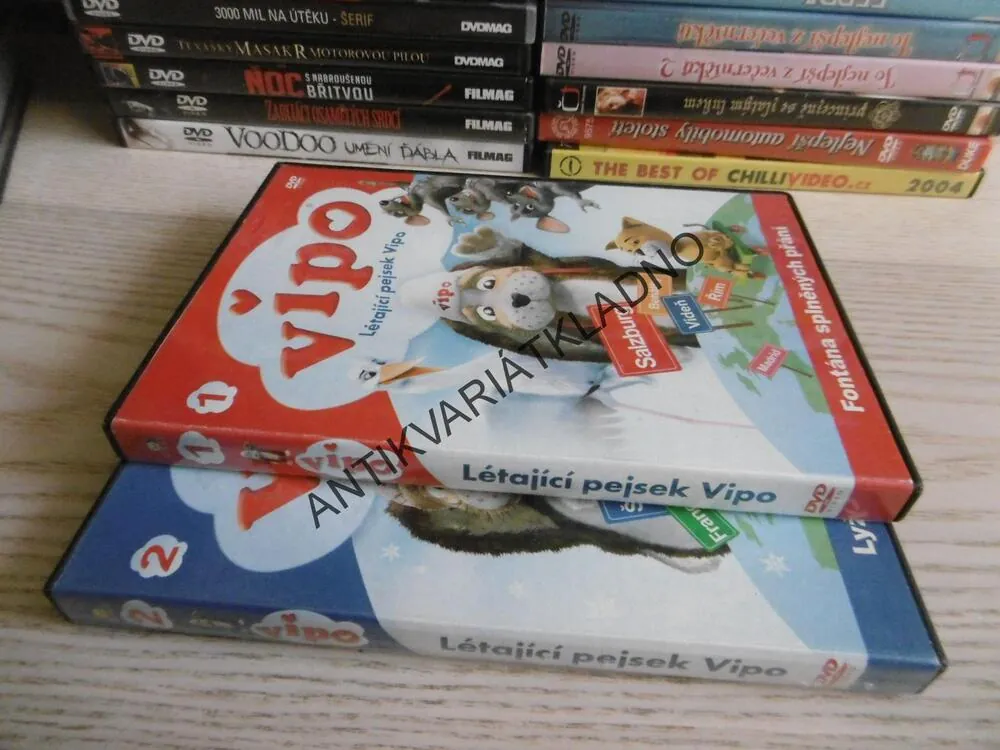 LÉTAJÍCÍ PEJSEK VIPO, 1-2, DVD FILM