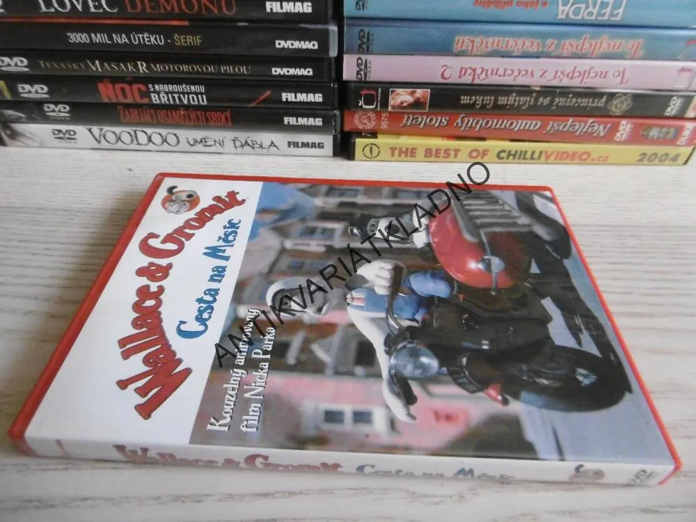 WALLACE A GROMIT, CESTA NA MĚSÍC, DVD FILM POHÁDKA