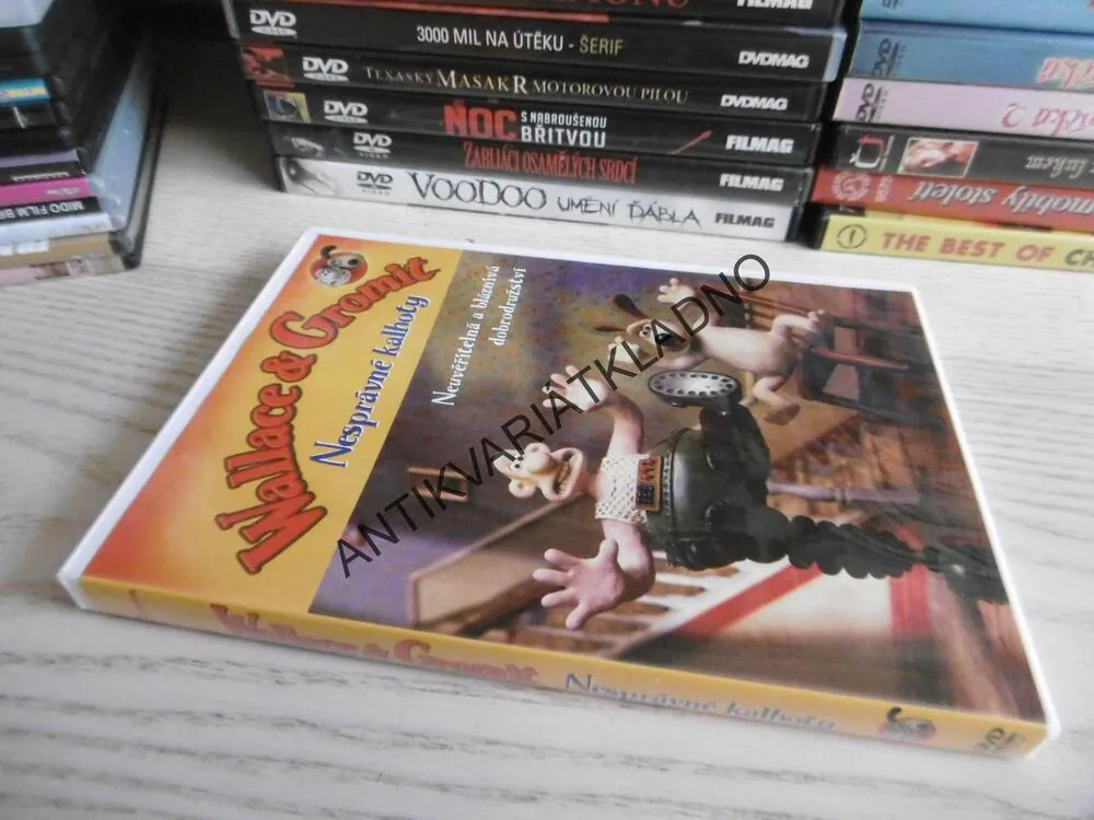 WALLACE A GROMIT, NESPRÁVNÉ KALHOTY, DVD FILM POHÁDKA
