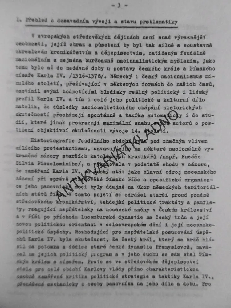 KAREL IV., ŽIVOT A DÍLO (1316 - 1378), JIŘÍ SPĚVÁČEK