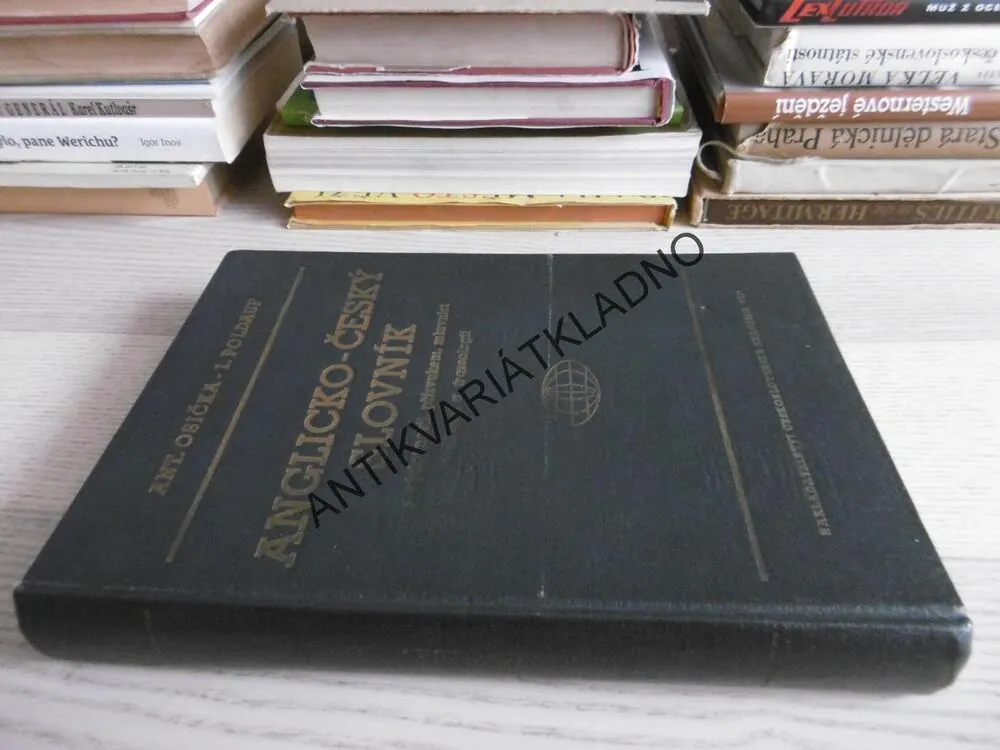 ANGLICKO-ČESKÝ SLOVNÍK, ANTONÍN OSIČKA, POLDAUF, **an