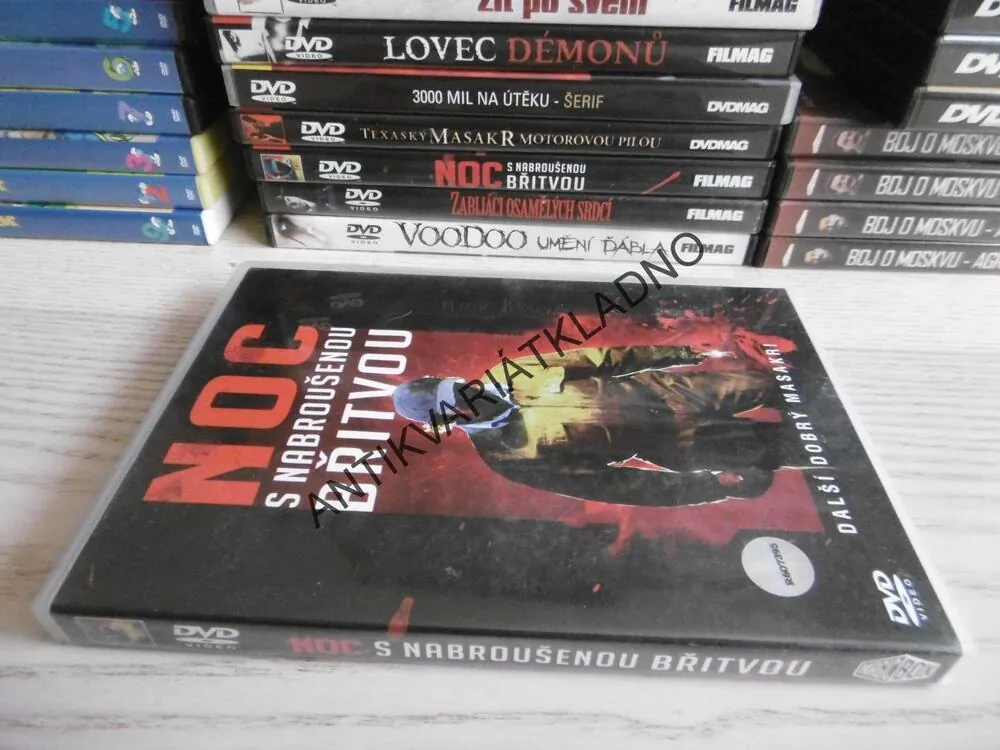 NOC S NABROUŠENOU BŘITVOU, DVD FILM