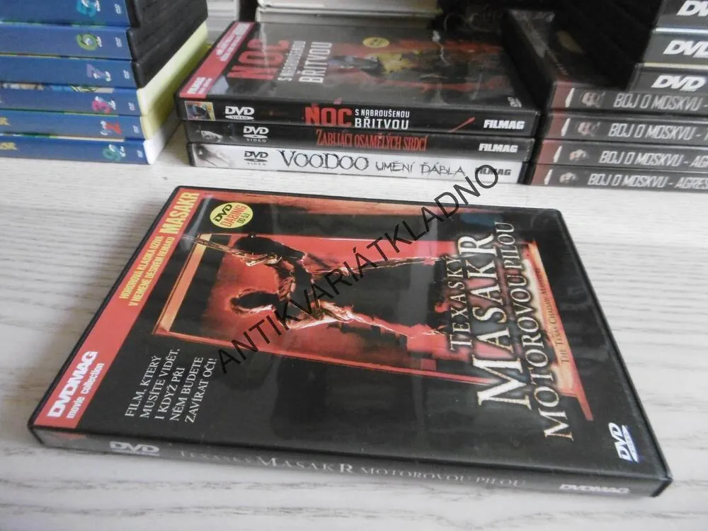 TEXASKÝ MASAKR MOTOROVOU PILOU, DVD FILM HOROR