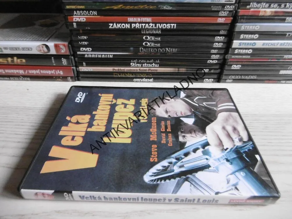 VELKÁ BANKOVNÍ LOUPEŽ V SAINT LOUIS, DVD FILM