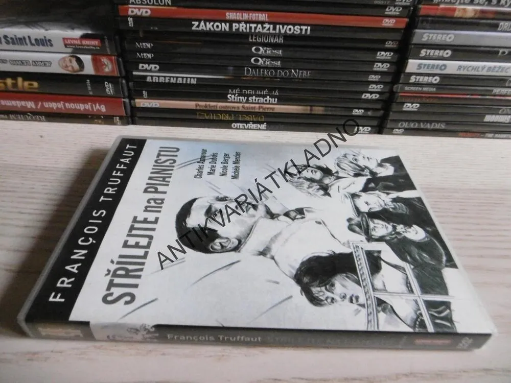 STŘÍLEJTE NA PIANISTU, DVD FILM 
