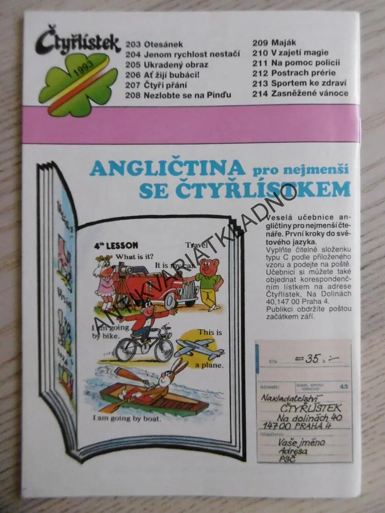 ČTYŘLÍSTEK 209 - MAJÁK