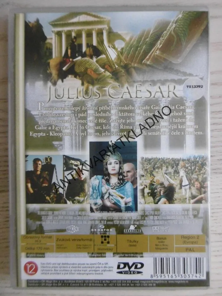JULIUS CAESAR, DVD FILM