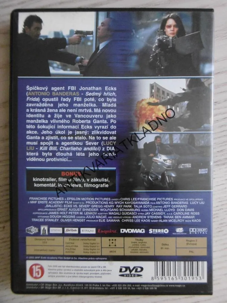 TĚLO NA TĚLO, DVD FILM
