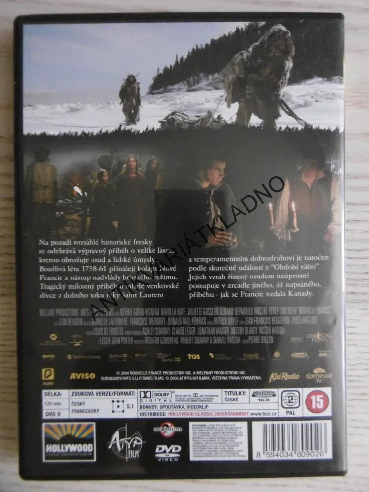 NOVÁ FRANCIE, DVD FILM 