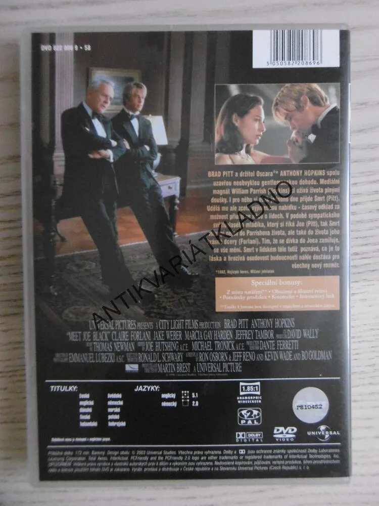 SEZNAMTE SE, JOE BLACK, DVD FILM 