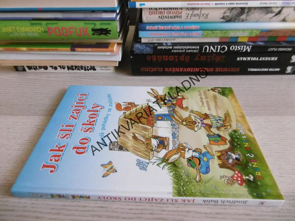 JAK ŠLI ZAJÍCI DO ŠKOLY, JINDŘICH BALÍK, ANTONÍN ŠPLÍCHAL, **an