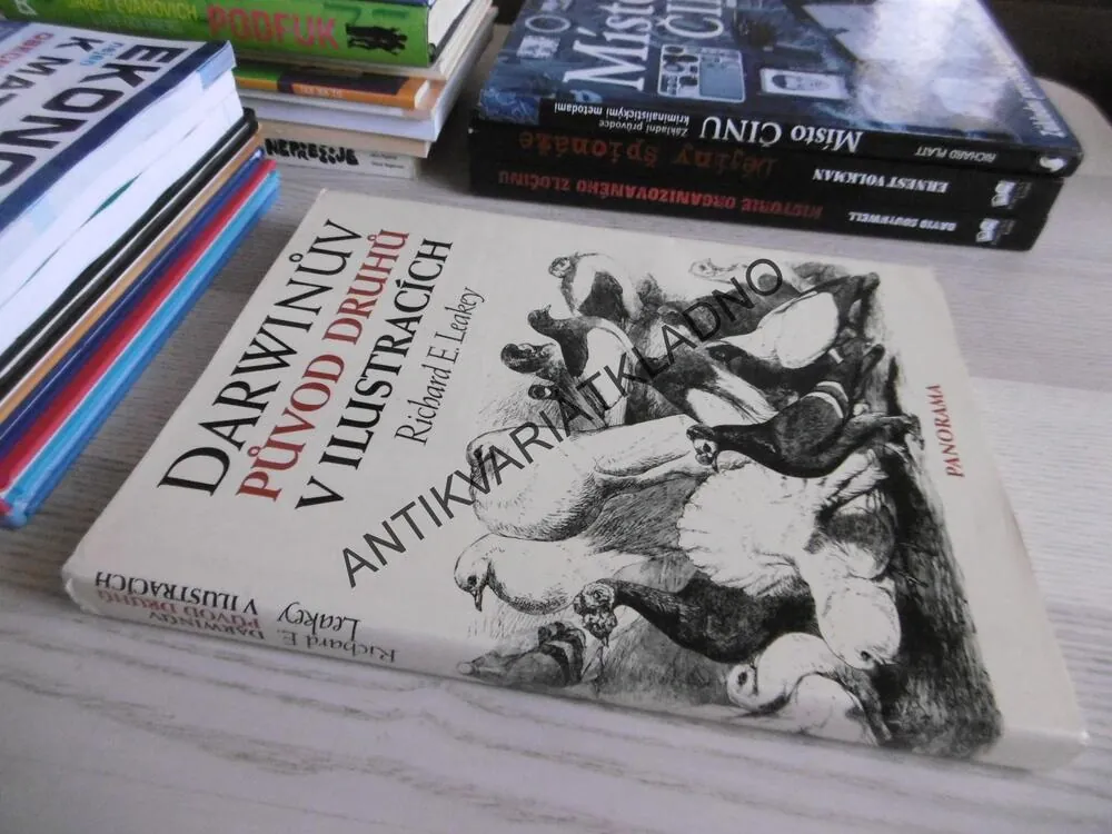 DARWINŮV PŮVOD DRUHŮ V ILUSTRACÍCH, RICHARD E. LEAKEY, **an