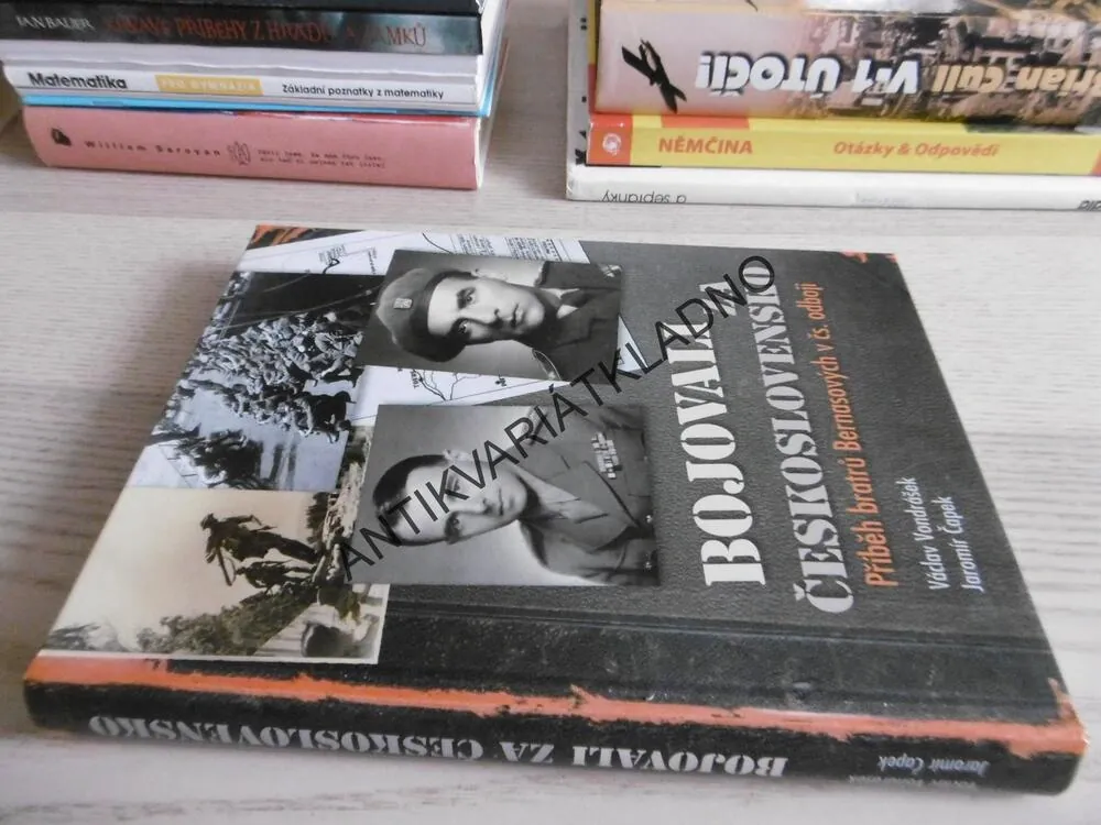 BOJOVALI ZA ČESKOSLOVENSKO, PŘÍBĚH BRATRŮ BERNASOVÝCH V ČSD.ODBOJI, V.VONDRÁŠEK, J. ČAPEK, **an