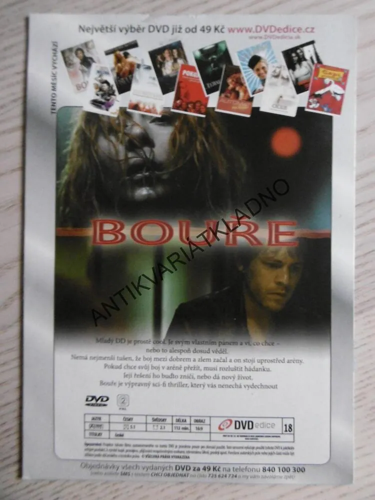 BOUŘE, DVD FILM