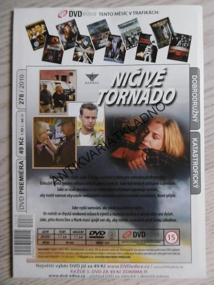 NIČIVÉ TORNÁDO, DVD FILM