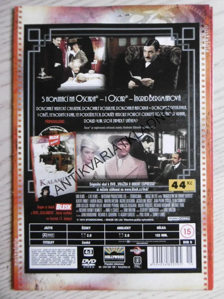 VRAŽDA V ORIENT EXPRESU, DVD FILM