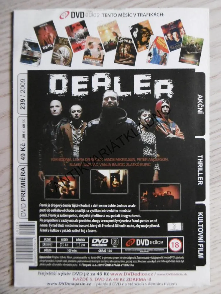 DEALER, S KULKOU V PATÁCH, DVD FILM