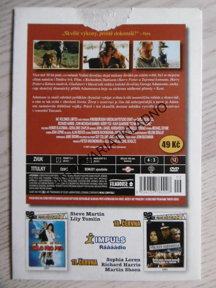 STRÁŽCE LVŮ, DVD FILM